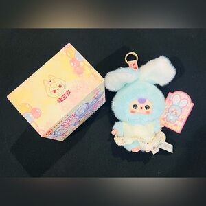 Baby Three - Mini Tiny Rabbit Plush Keychain